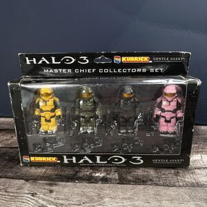 2008 Kubrick Halo 3 Master Chief Collector's Set 4 Figure set